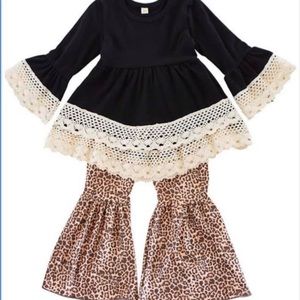 Leopard Bellbottom Set